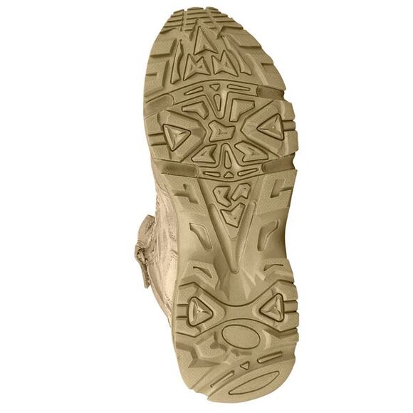 8" Desert Tan "Forced Entry" Deployment Boot - Side Zipper Work Boot 9R - Picture 3 of 6